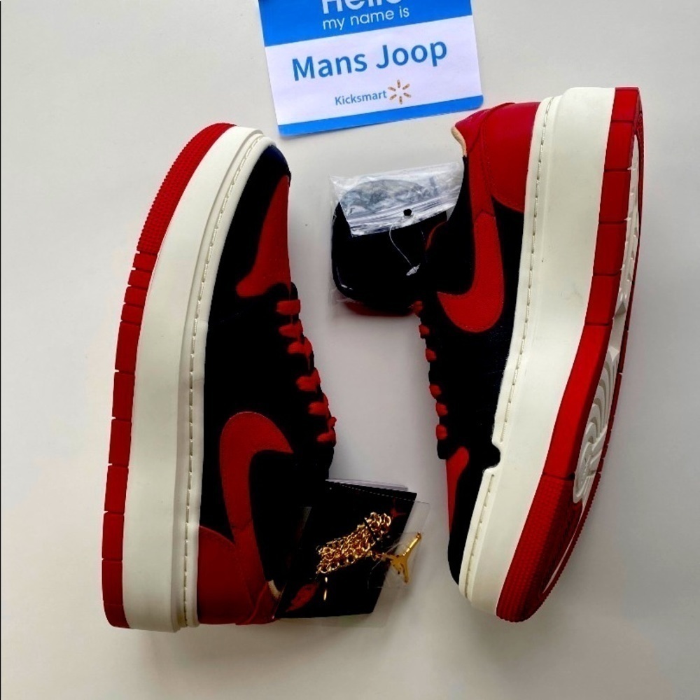 Brand new with tags in box Nike Jordan 1 Low Elevate SE Bred women size 10.5
